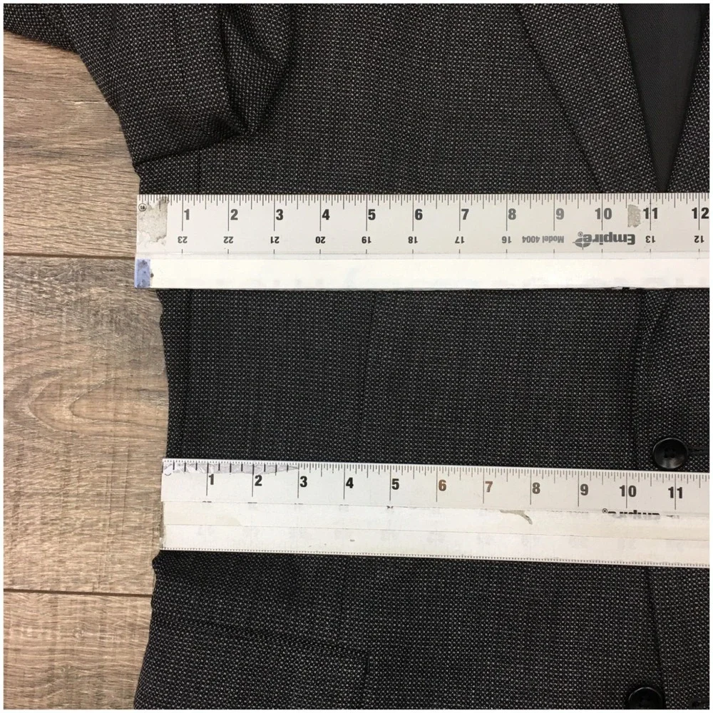 CALVIN KLEIN Mens Blazer Sport Coat Casual Jacket Size 44L‎ Two Button Wool Suit